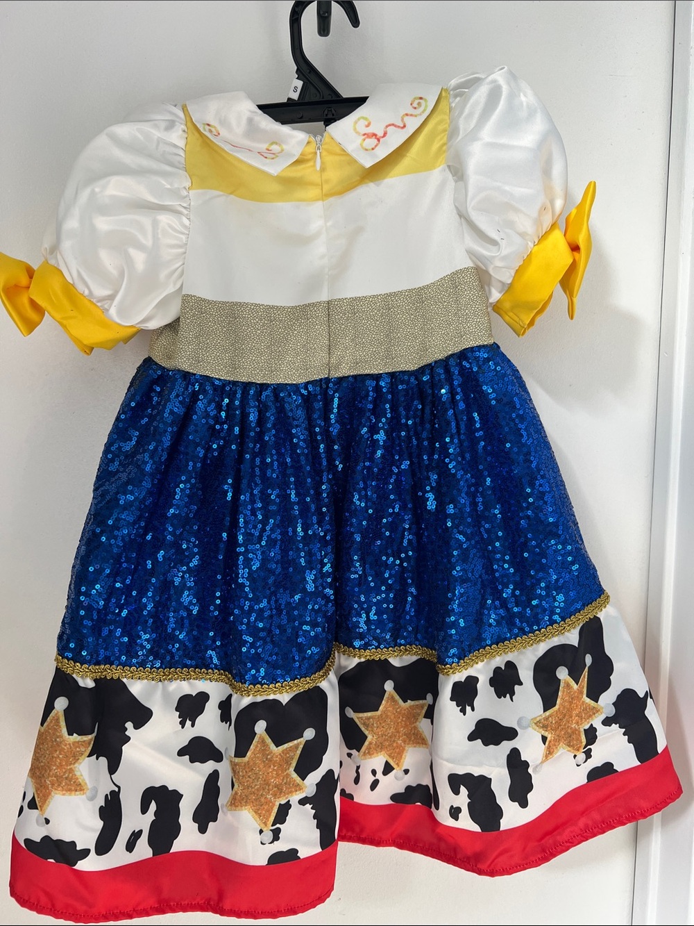 Blue Sequin Cowgirl dress - Picture 8 of 10